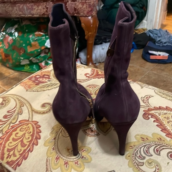 Joan & David made in Italy purple suede ankle boots size 8 1/2 - Picture 8 of 12